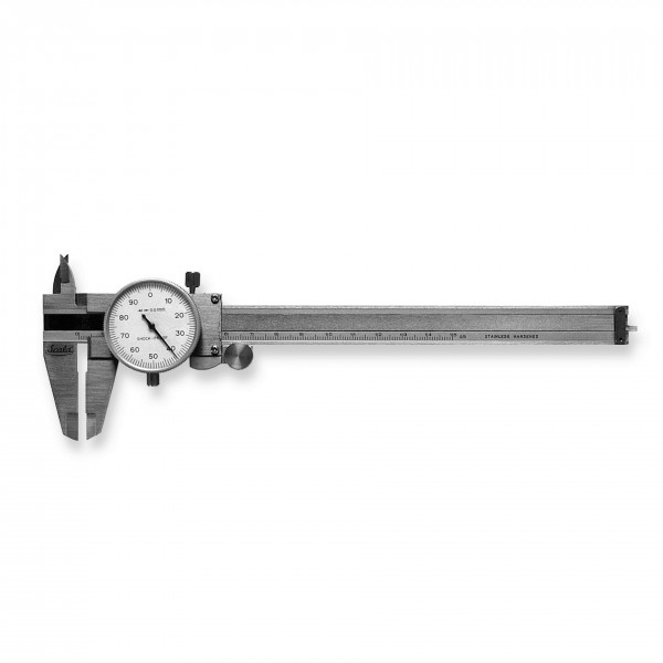 Scala Uhr-Messschieber Schieblehre Präzisions-Uhr-Messschieber 150 mm rostfrei