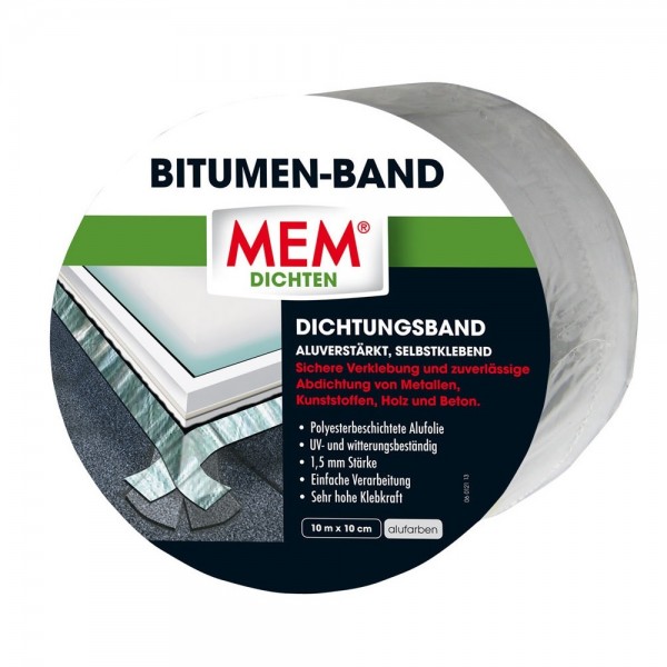 MEM Bitumen-Band alu 10 cm x 10 m