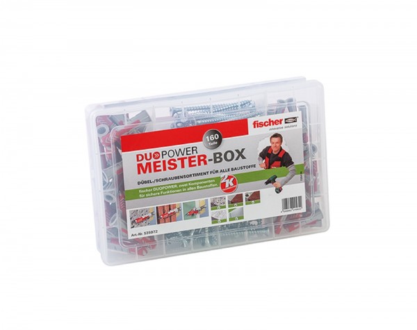 Fischer Meister-Box DUOPOWER + Schraube 160-tlg.