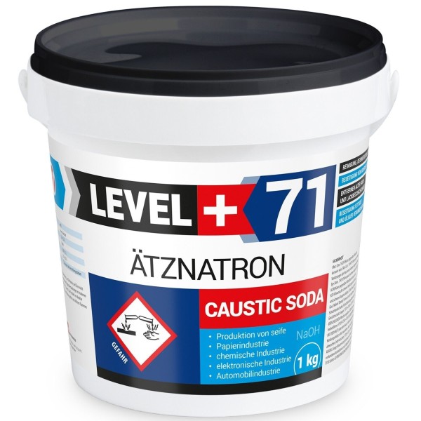 Ätznatron 1kg | Natriumhydroxid | Laugenperlen | Abbeizen | Seife | Reiniger | Kaustisches Soda