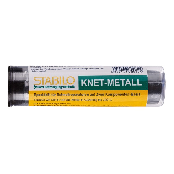 Stabilo 2K Knet-Metall | Flüssigmetall | Metallkleber | Kaltmetall | Kleber 56g