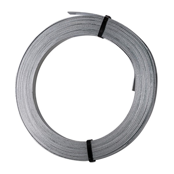 Erdungsband | Blitzschutz | Blitzableiter | Stahl verzinkt | 25 kg | Ring 30x3,5 mm