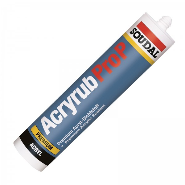Soudal Acryrub Pro P Acryl Dichtstoff 310ml - weiß