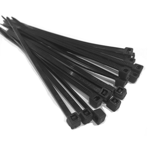 Kabelbinder Kabelband schwarz Profi Qualität UV-Beständig 100x2,5 - 540x7,6