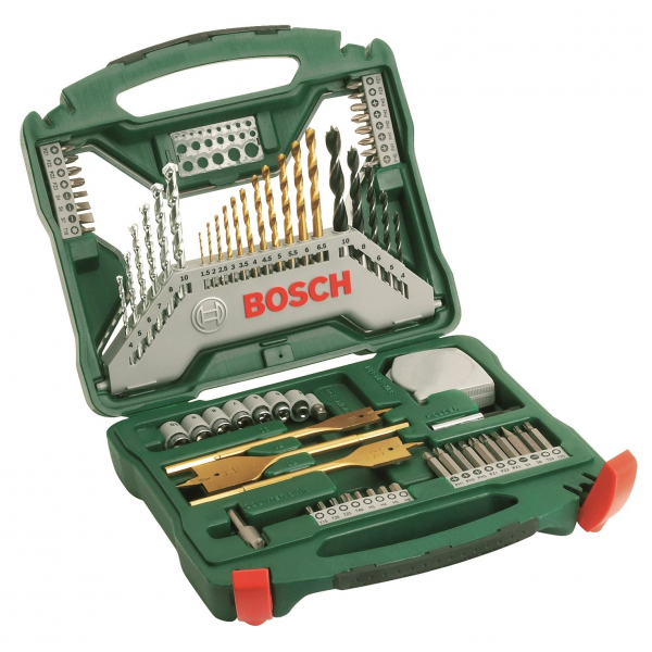 Bosch X-Line Set 70-tlg. Bohrer Metallbohrer Steinbohrer Holzbohrer Bit Bits